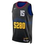 Denver Nuggets Trikot Nikola Jokic Nike 2023-24 City Edition Schwarz Swingman - Herren